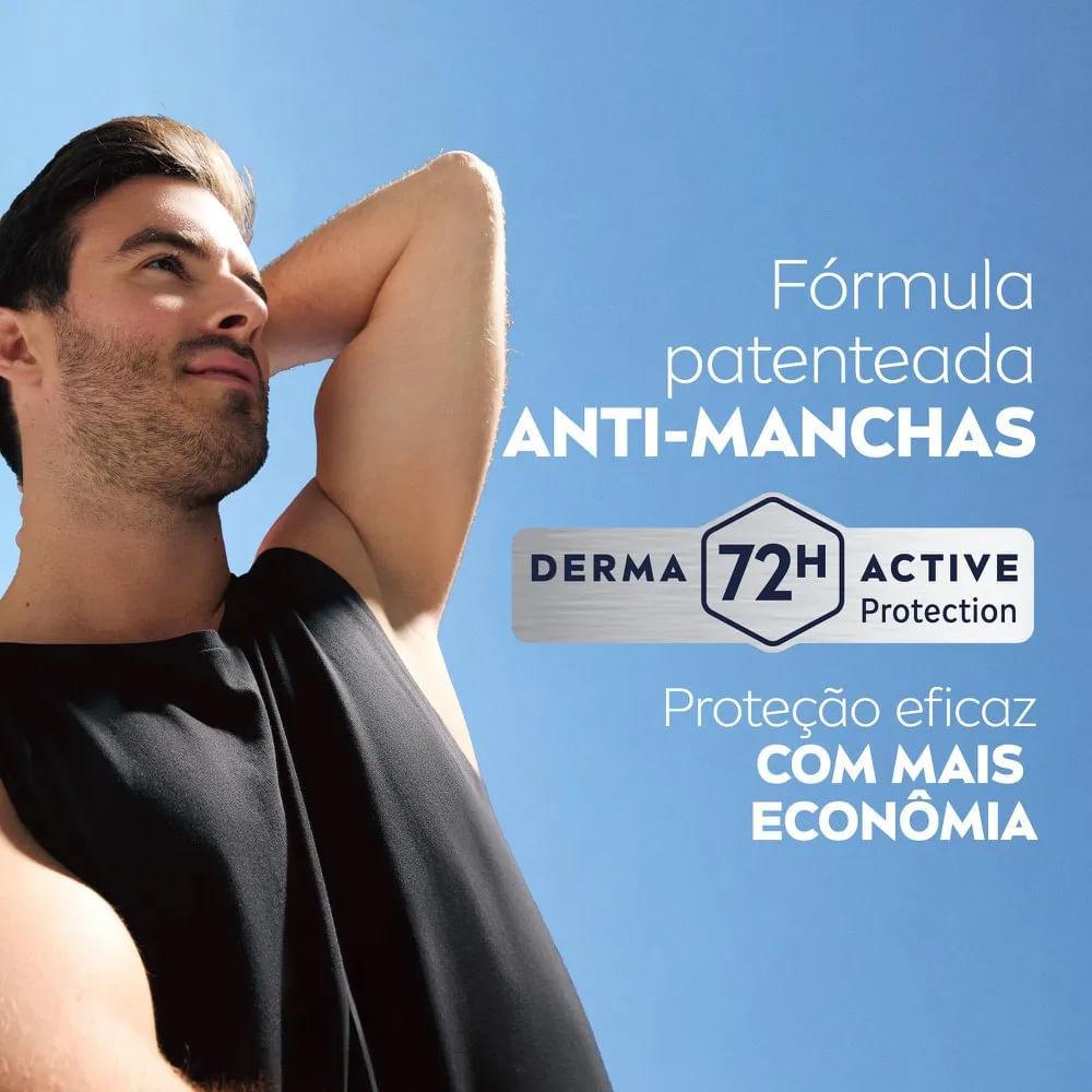 Kit Desodorante Aerosol Nívea Black White Masculino 200ml - 2 Unidades