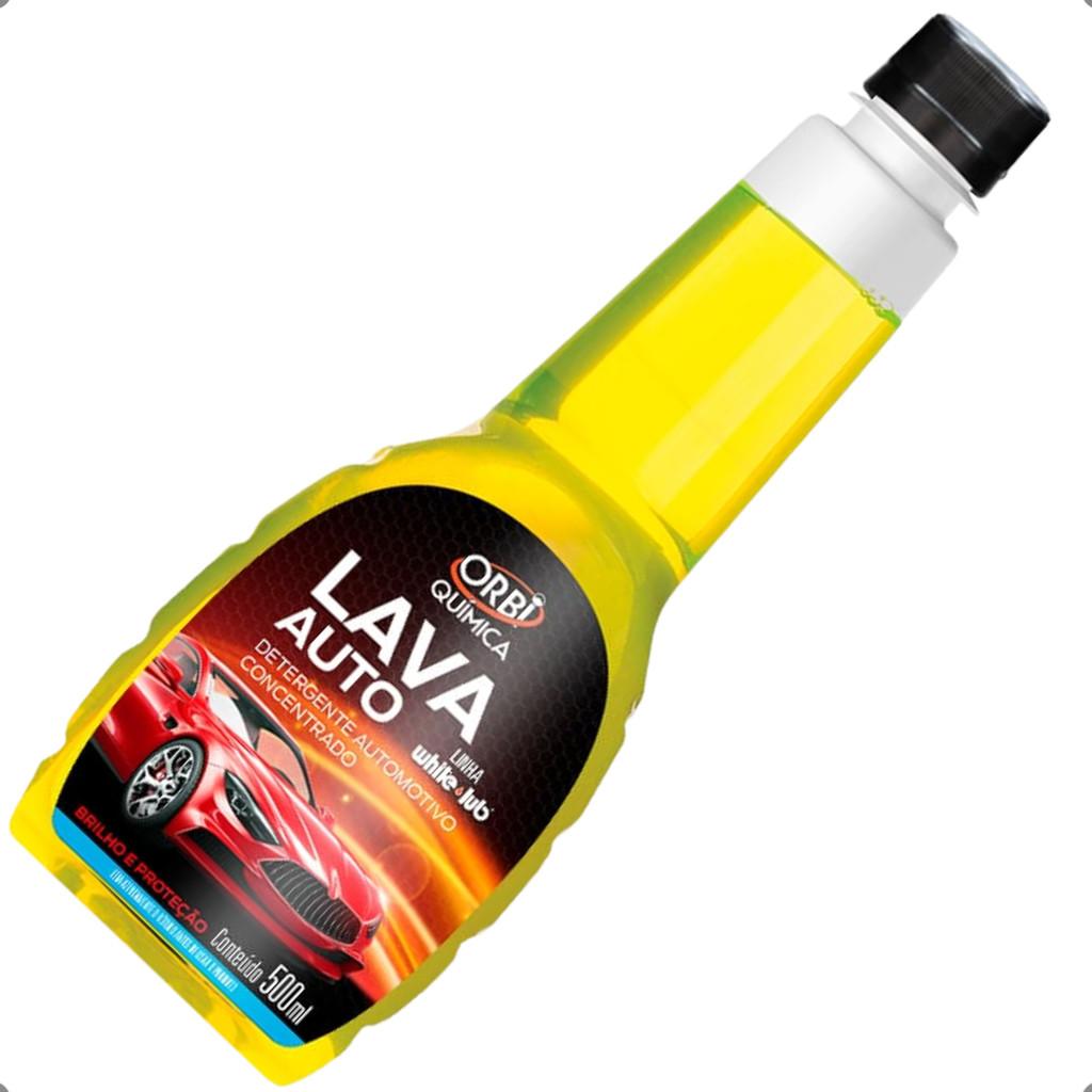 Shampoo Automotivo Lava Auto Orbi Química 500ml Concentrado Ph Neutro Brilho Carro Moto