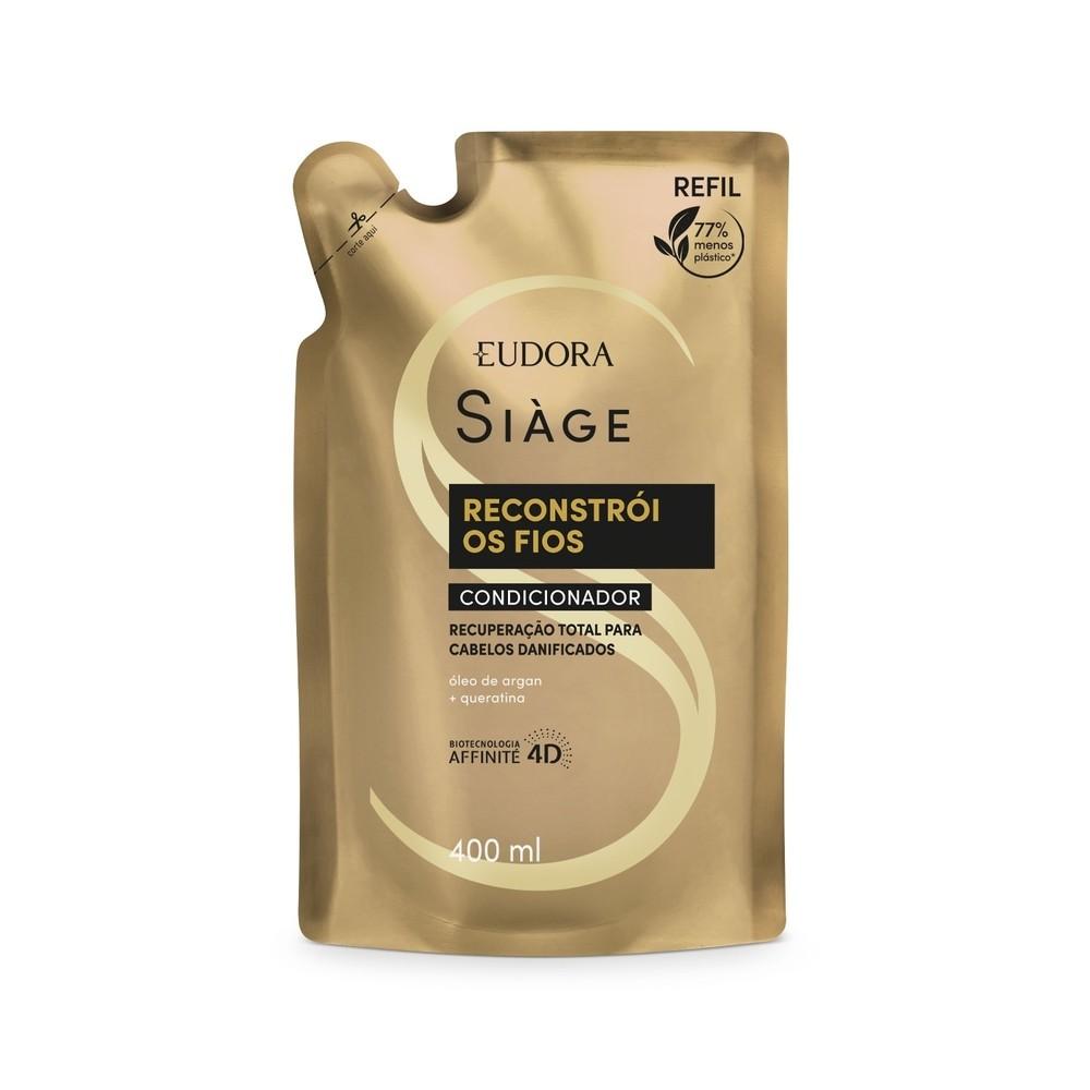 Eudora Refil Condicionador Siàge Reconstrói Os Fios 400ml