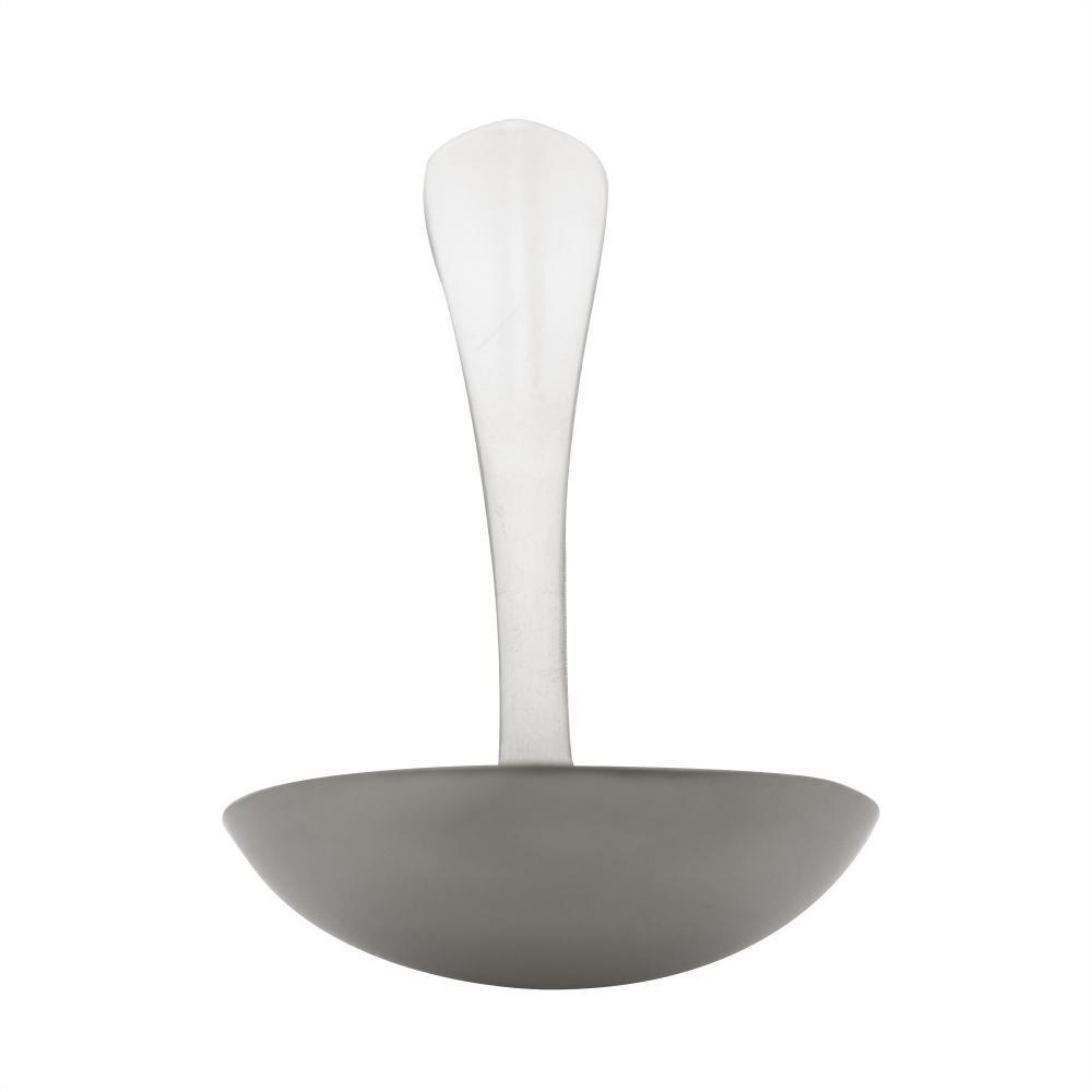 Concha Para Molho Lyor Positano Aço Inox 17cm Utensílio Cozinha Servir Sopa Caldo Cozinhar Casa Elegante Sofisticado Top