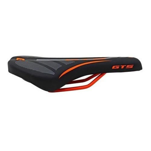 Banco Selim Gts Bicicleta Mtb Speed Exotic Laranja Preto