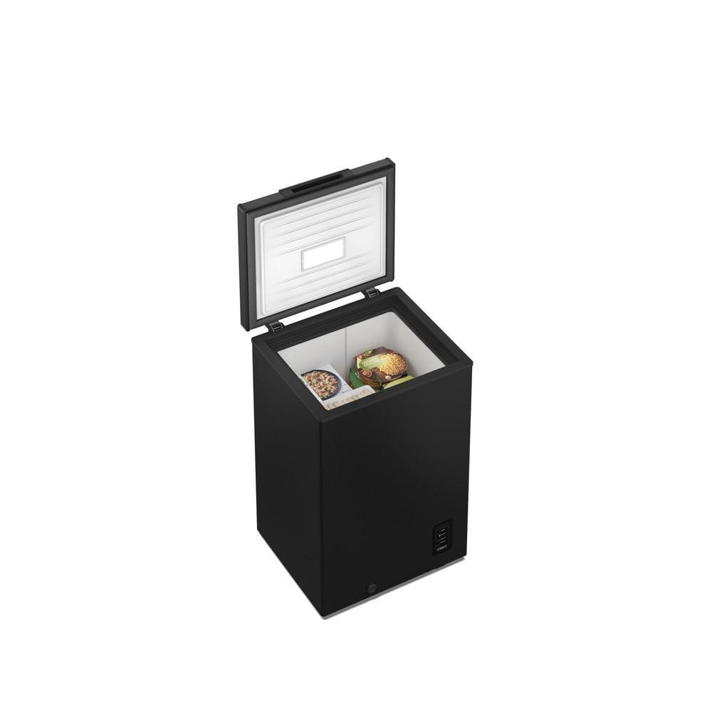 Freezer Horizontal Electrolux 95L Inverter Bivolt Uma Porta Preto (hb10b)