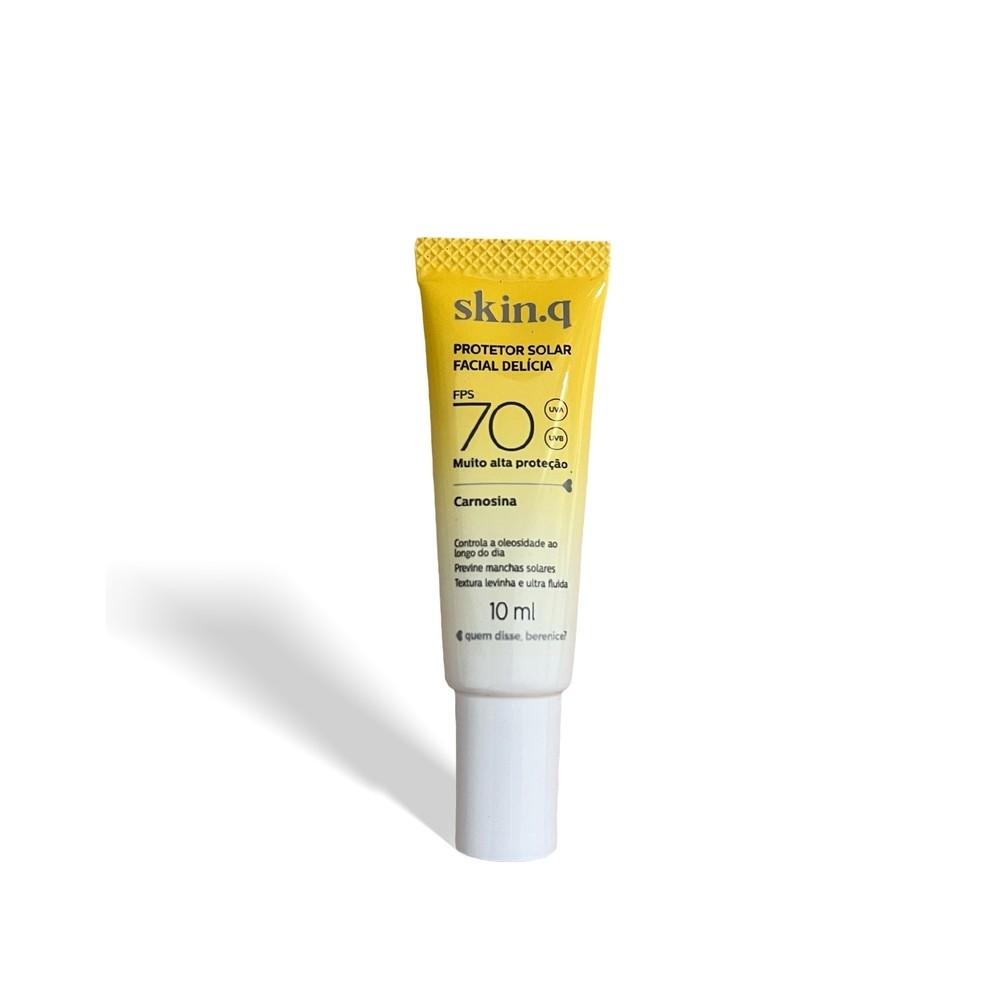 Protetor Solar Facial Delícia FPS 70 Skin.q 10ml
