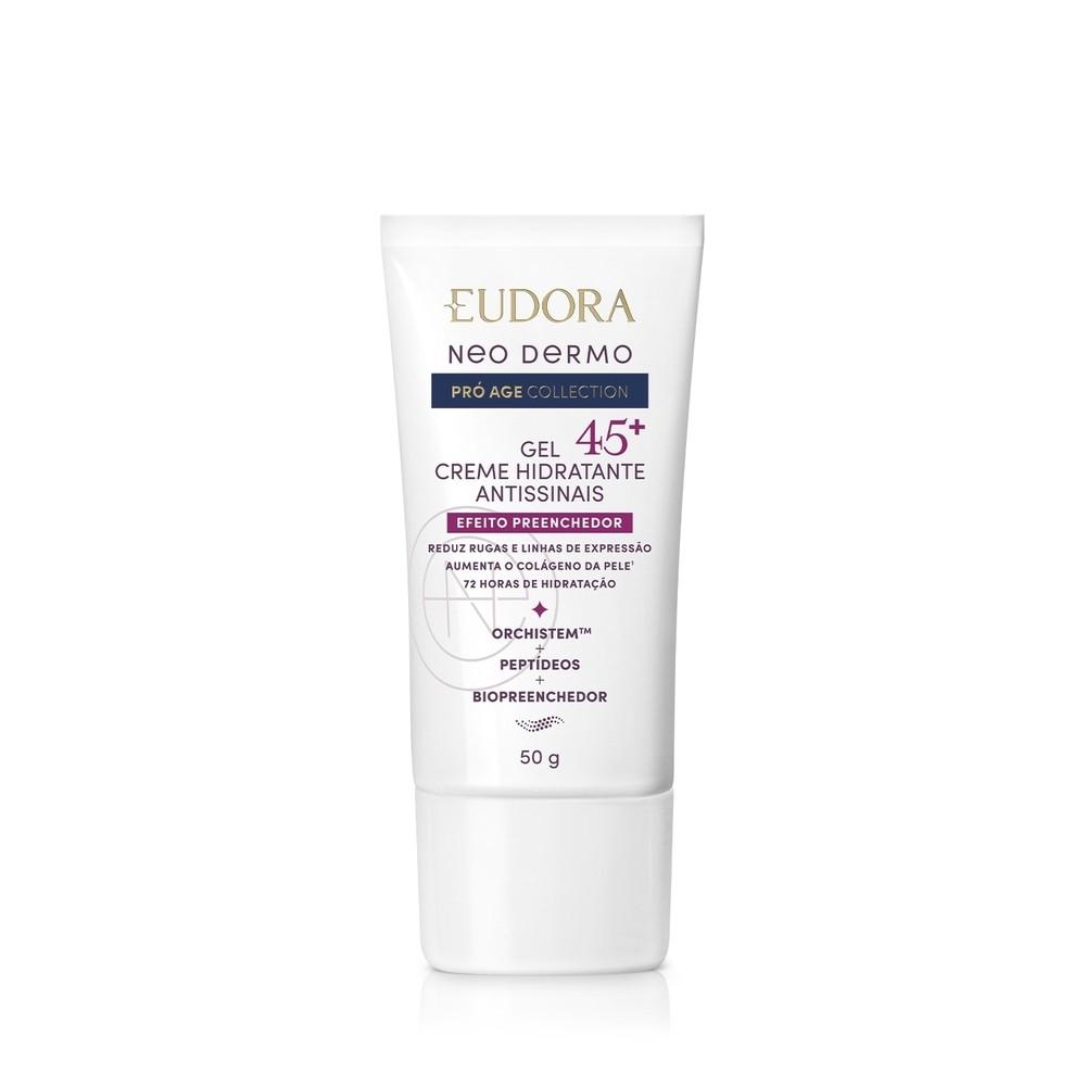 Eudora Neo Dermo Gel Hidratante Facial Antissinais 45+ 50g
