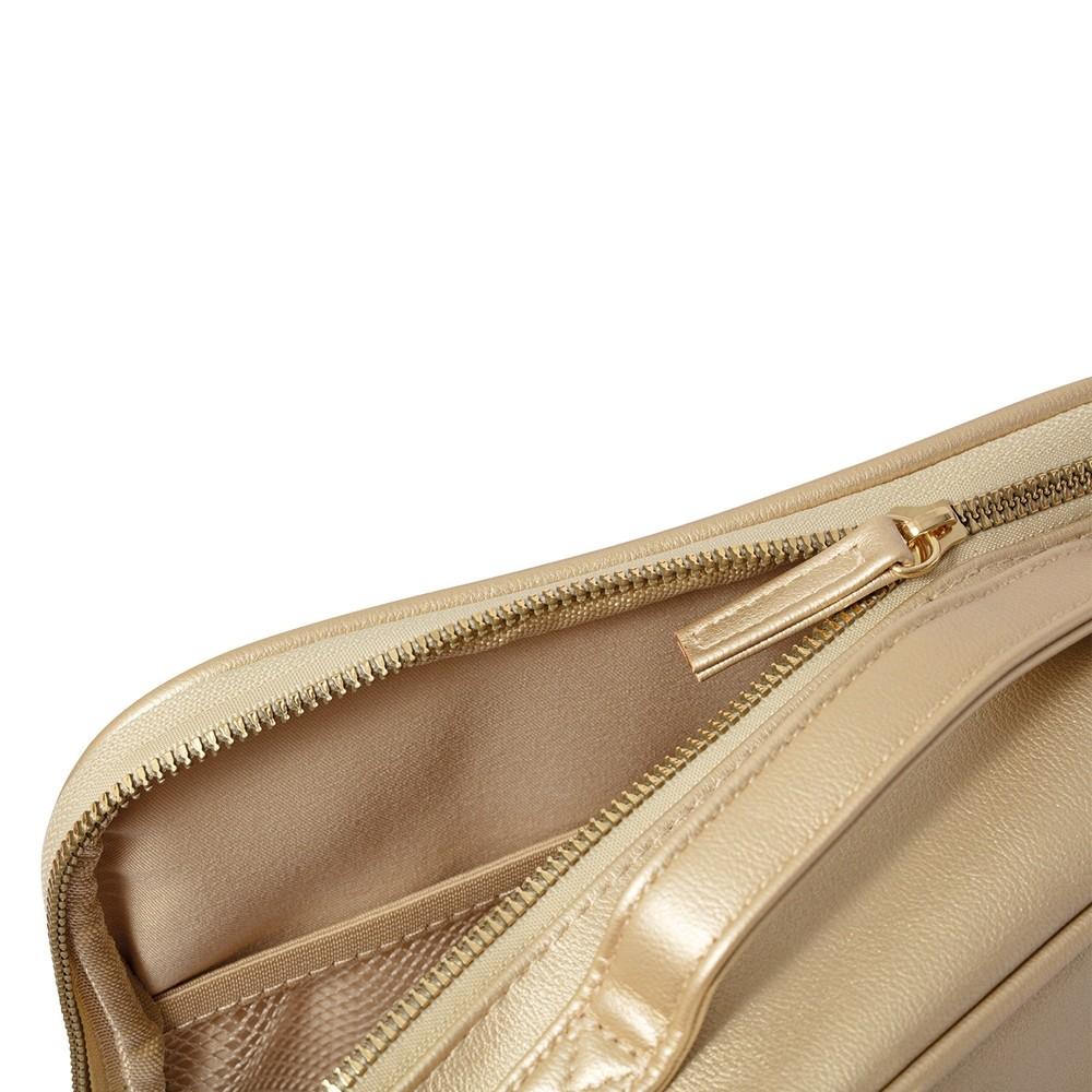 Eudora Collection Nécessaire Dourado Retangular Vertical