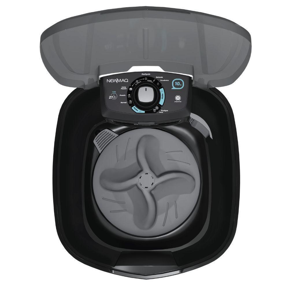 Tanquinho/lavadora Semiautomática Newmaq 10kg Preta