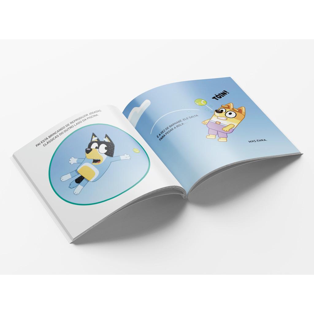 Bluey Livro De História - Piscina De Natal