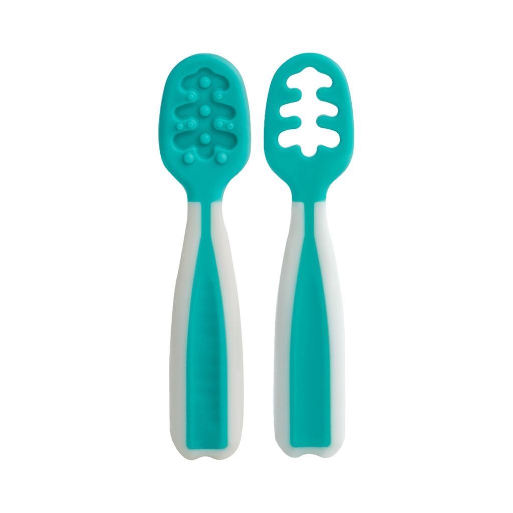 Kit 2 Colheres De Treinamento Autoalimentação 6m+ Buba