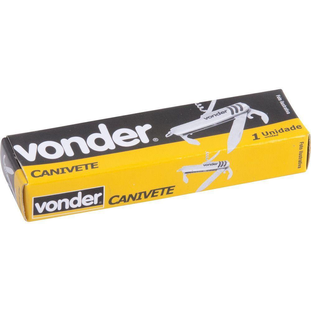Canivete Multifunção 145mm Inox Vonder