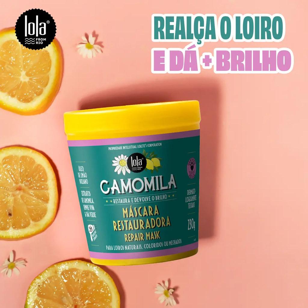 Mascara Restauradora Lola Cosmetics Camomila 100g