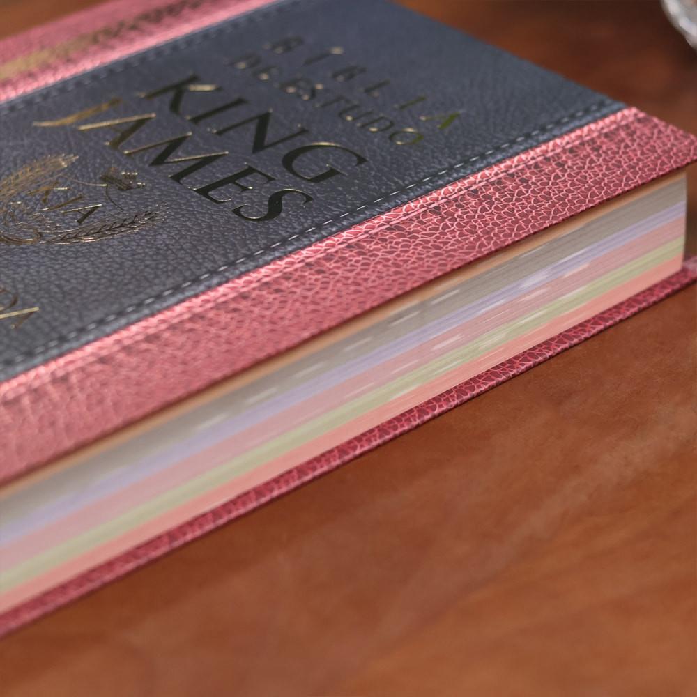 Bíblia De Estudo King James Atualizada Média Full Collor Capa Dura