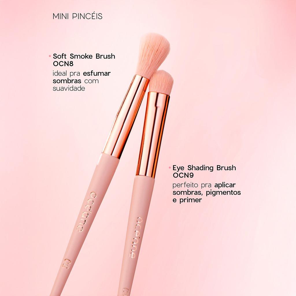 Océane Edition Kit 6 Mini Eyebrush - Mini Pincéis Para Olhos