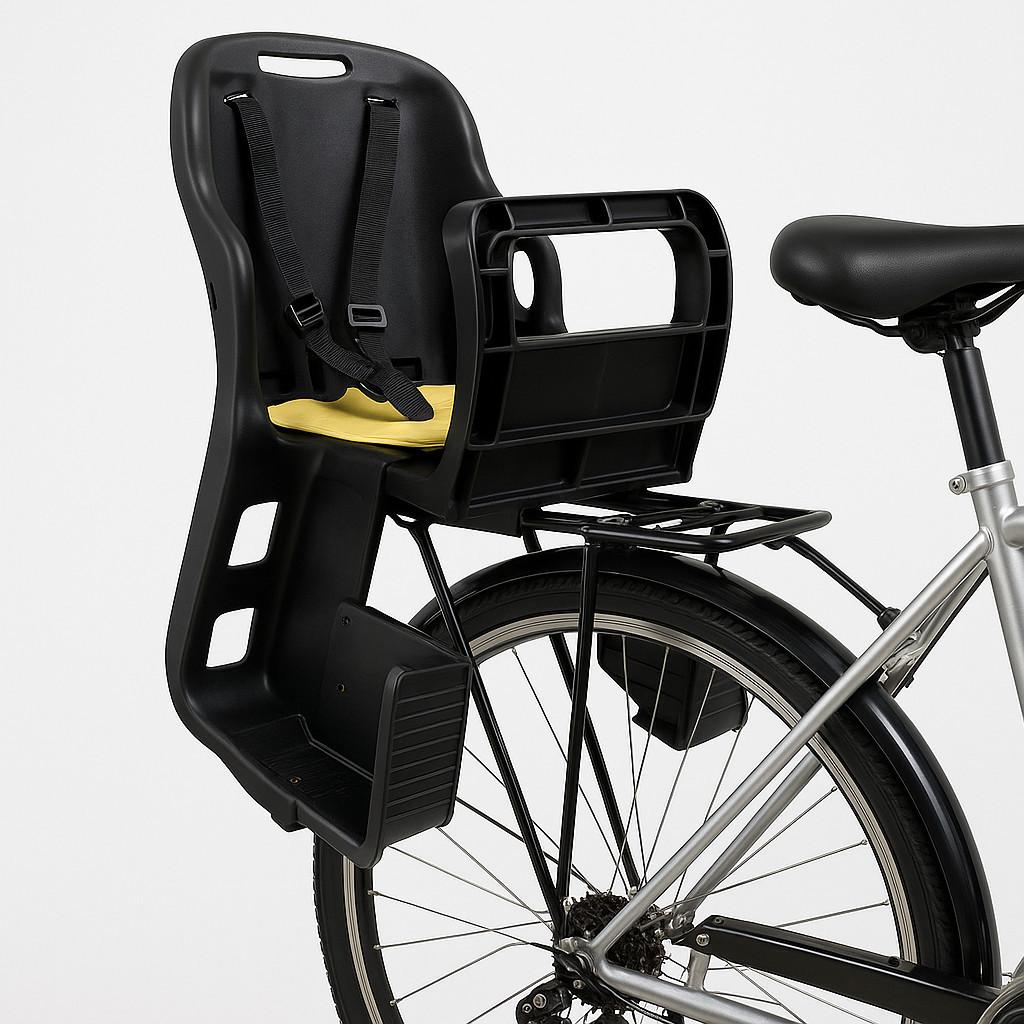 Kit Cadeirinha Infantil Traseira Para Bicicleta Bike + Bagageiro Garupa Suporte Articulado Mtb