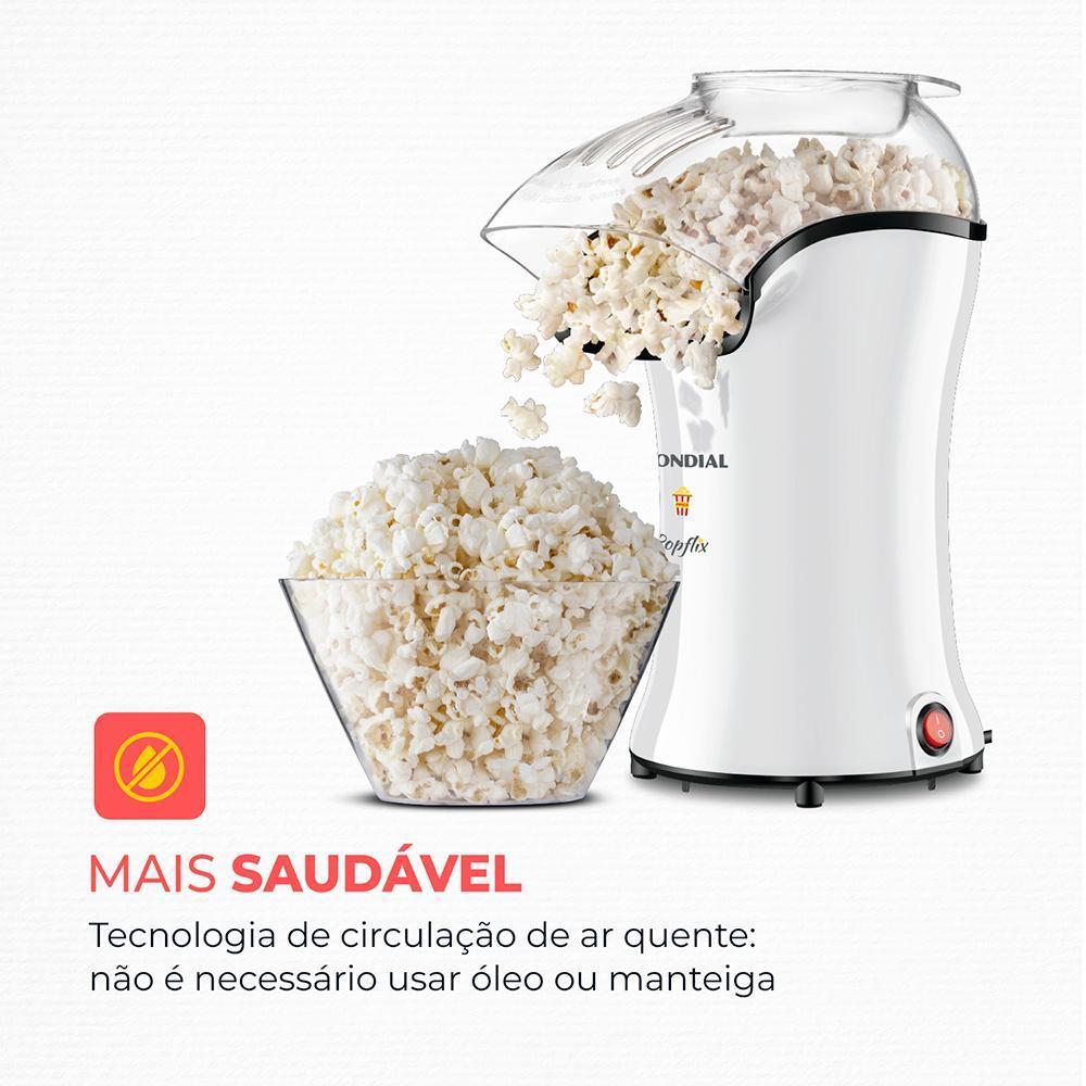 Pipoqueira Popflix Mondial Branco 1200w Pp-04