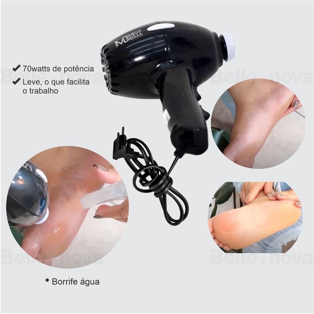 Pedicuro Lixa Eletrica Para Os Pés Profissional + 12 Lixas