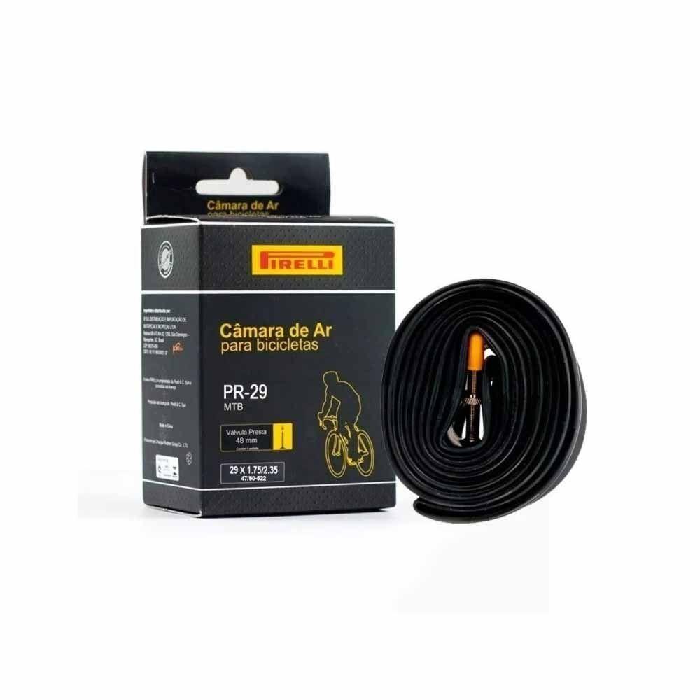 Camara Pirelli De Ar Bicicleta Aro 29 Presta/bico Fino 48mm