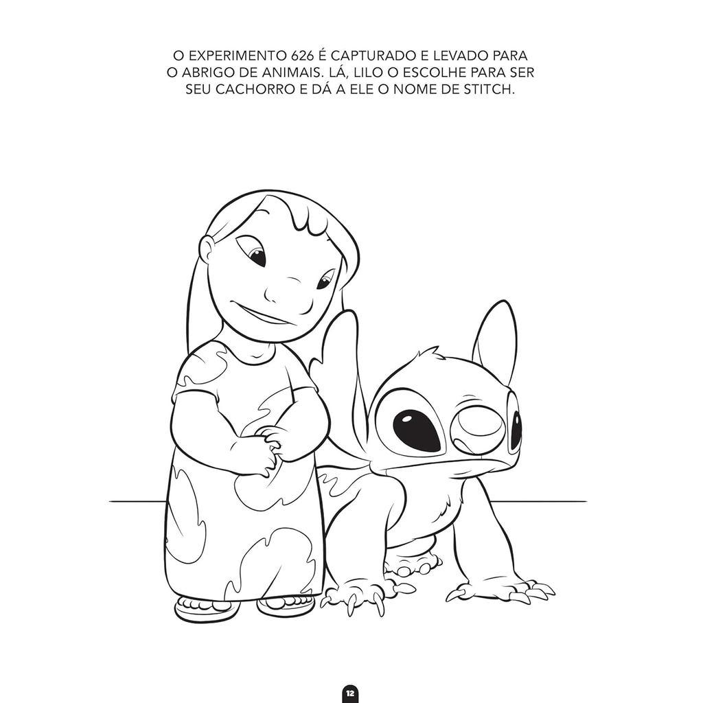 50 Páginas Para Colorir Disney Lilo Stitch