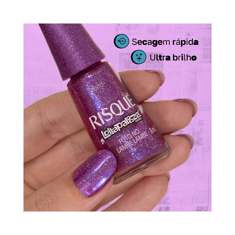 Esmalte Risqué Lollapalooza Brasil Foto No Lambe