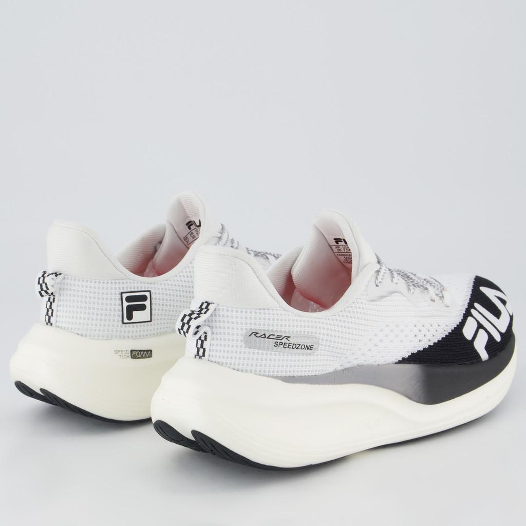 Tênis Fila Racer Speedzone Feminino Branco E Preto
