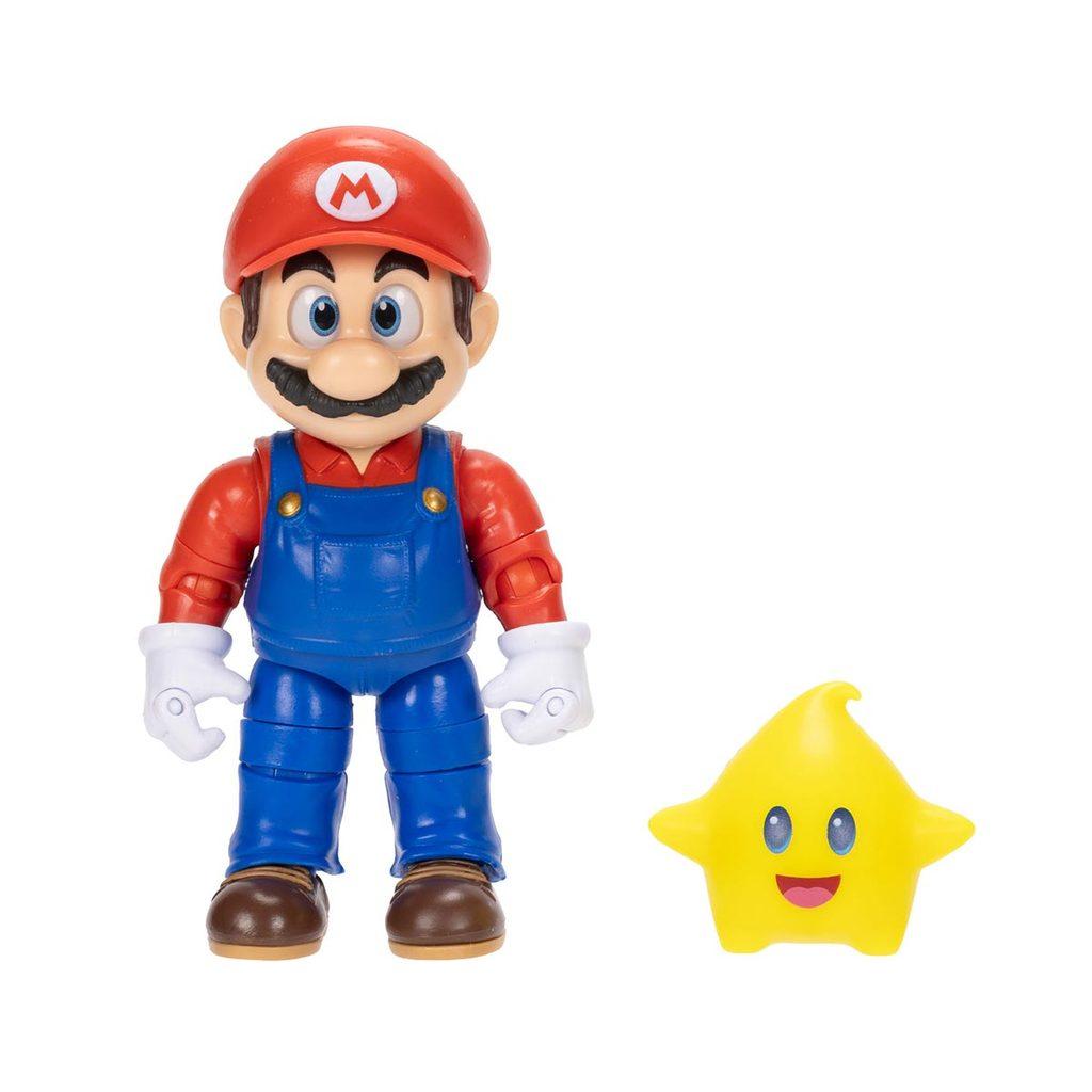 Boneco Articulado Mario De 12cm Com Estrela - Super Mario Filme