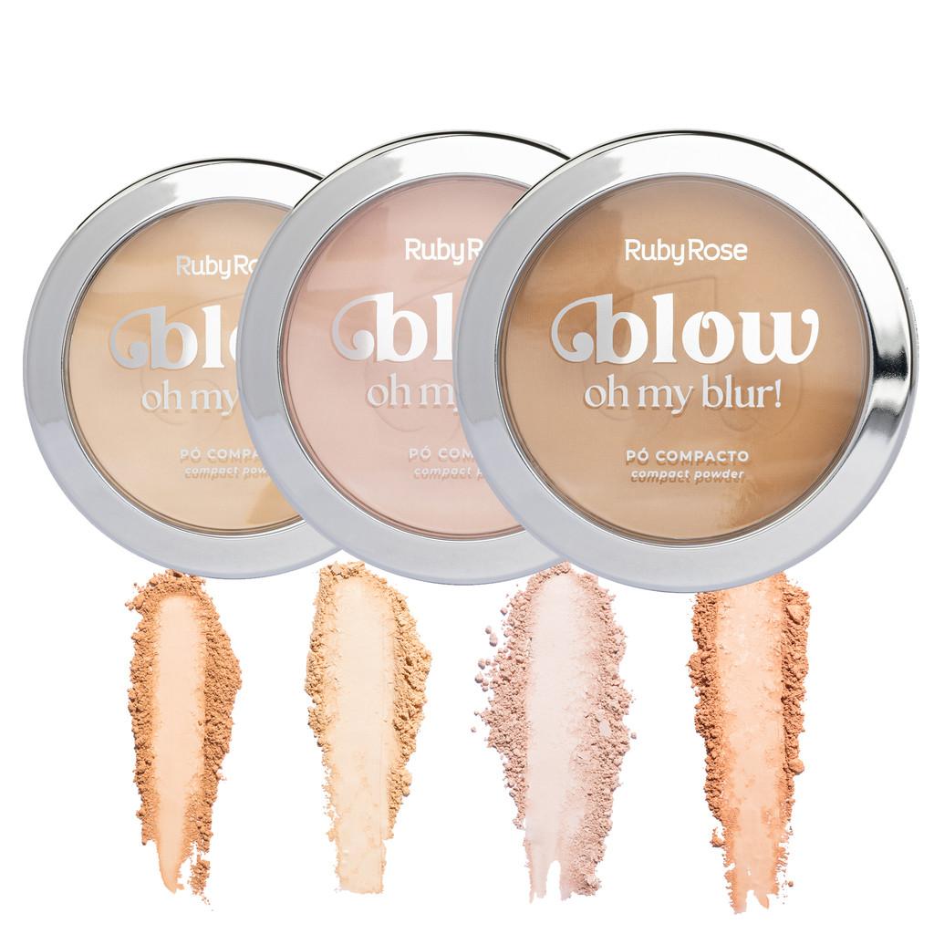 Po Compacto Ruby Rose Linha Blow Oh My Blur Hbm405