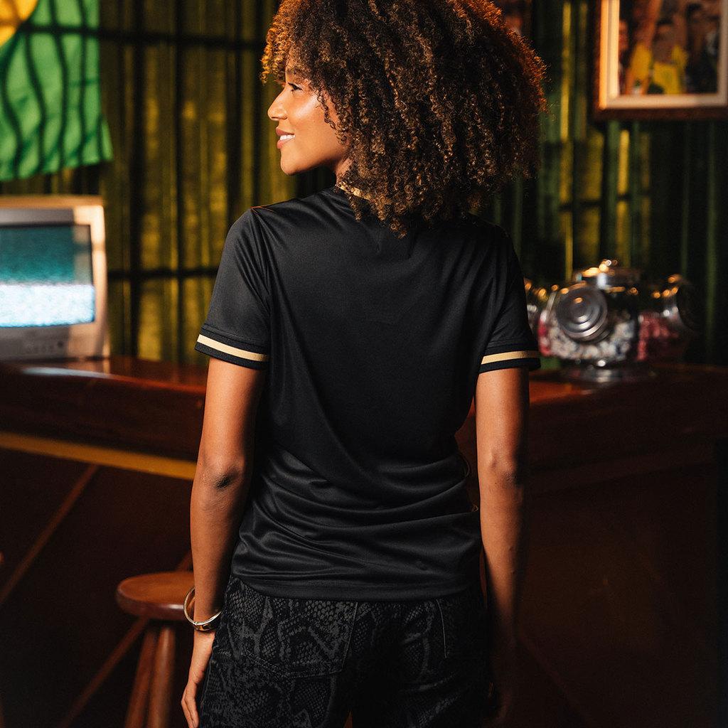 Camisa Brasil Urban Dry Preta Feminina
