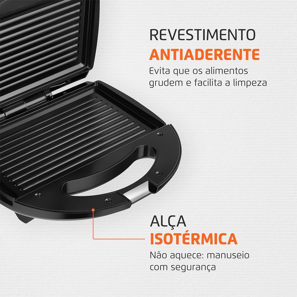 Sanduicheira Mondial Fast Grill E Sandwich S-12