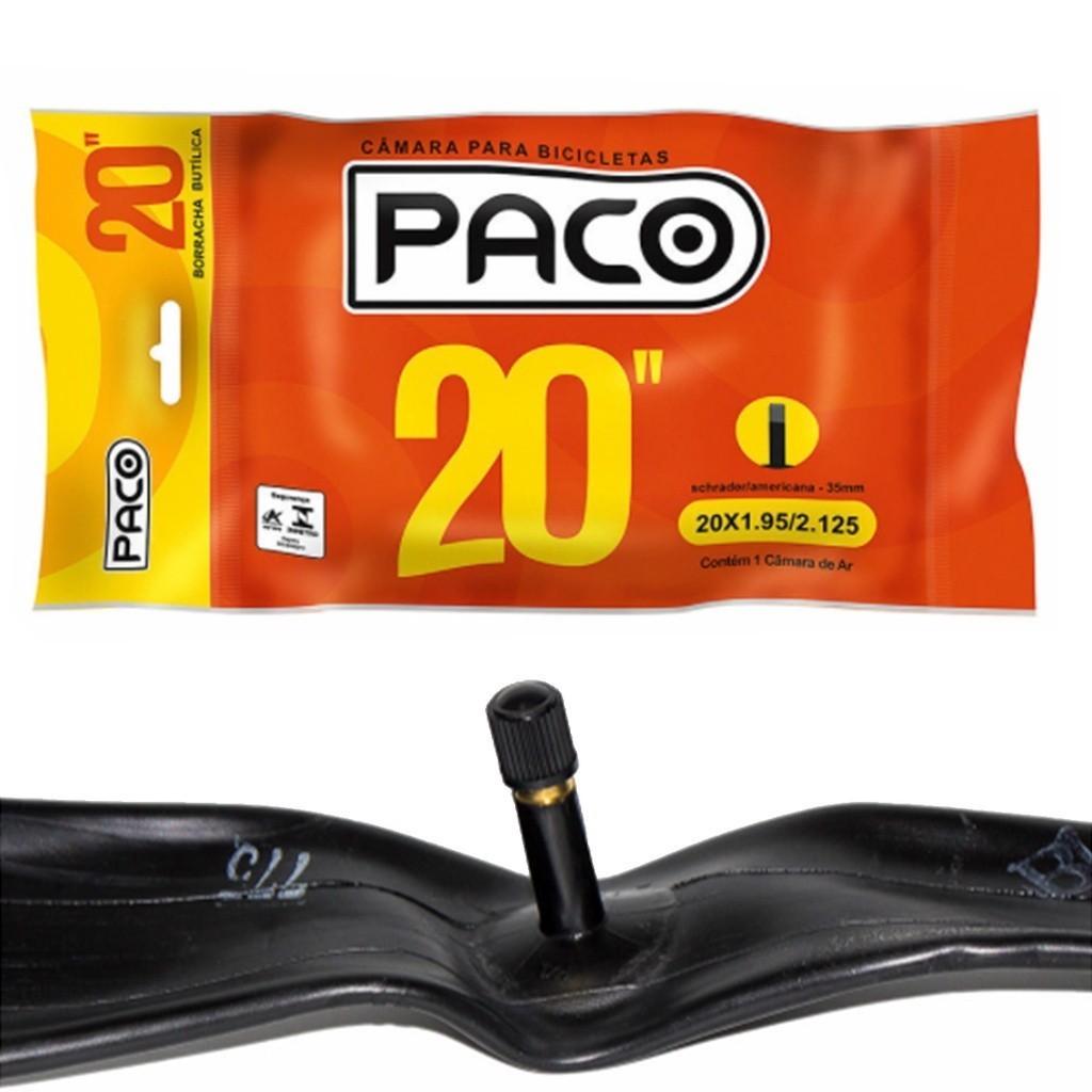 Par Camara De Ar Bicicleta Aro 20 Paco Bike Bmx Cross Mtb