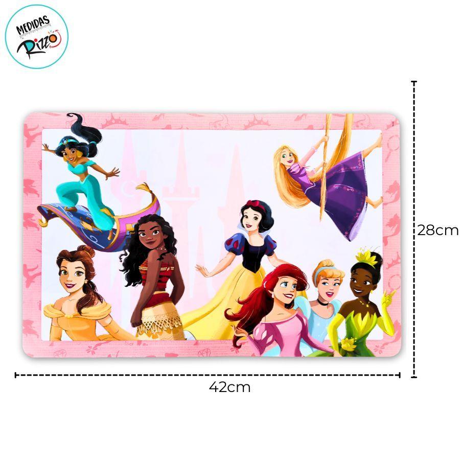 Jogo Americano - Princesas - 42x28cm - Disney Original - 1 Unidade - Rizzo