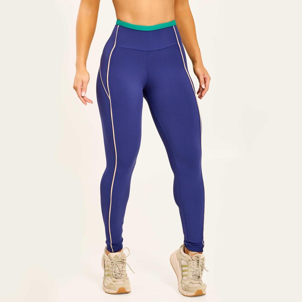 Legging Running Azul Astral Poliamida
