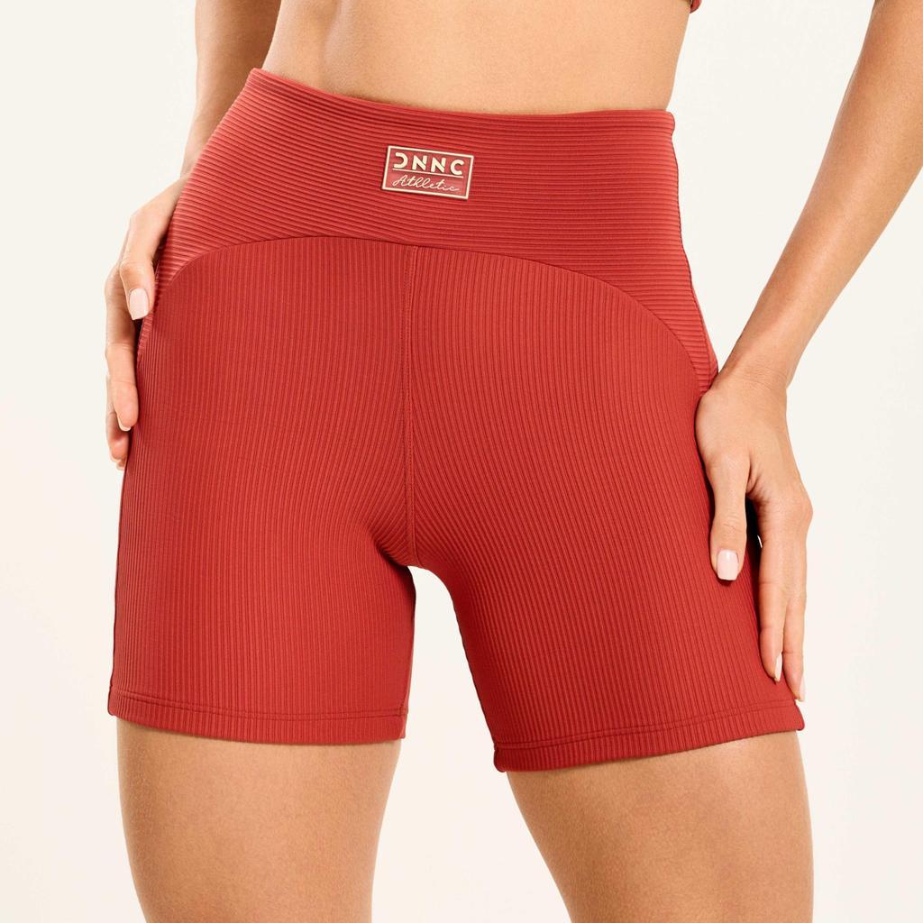 Ribbed Short Vermelho Hyperion Poliamida