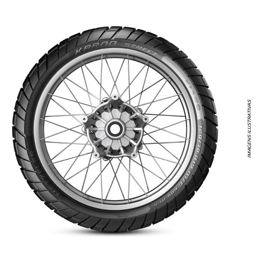 Pneu Moto Metzeler Aro 21 Karoo Street 90/90-21 54s Tt - Dia