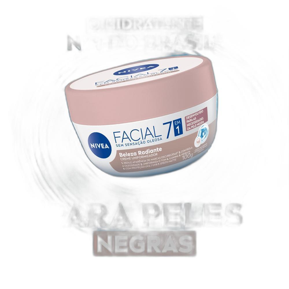 Nivea Beleza Radiante 7 Em 1 - Creme Facial Uniformizador 100g