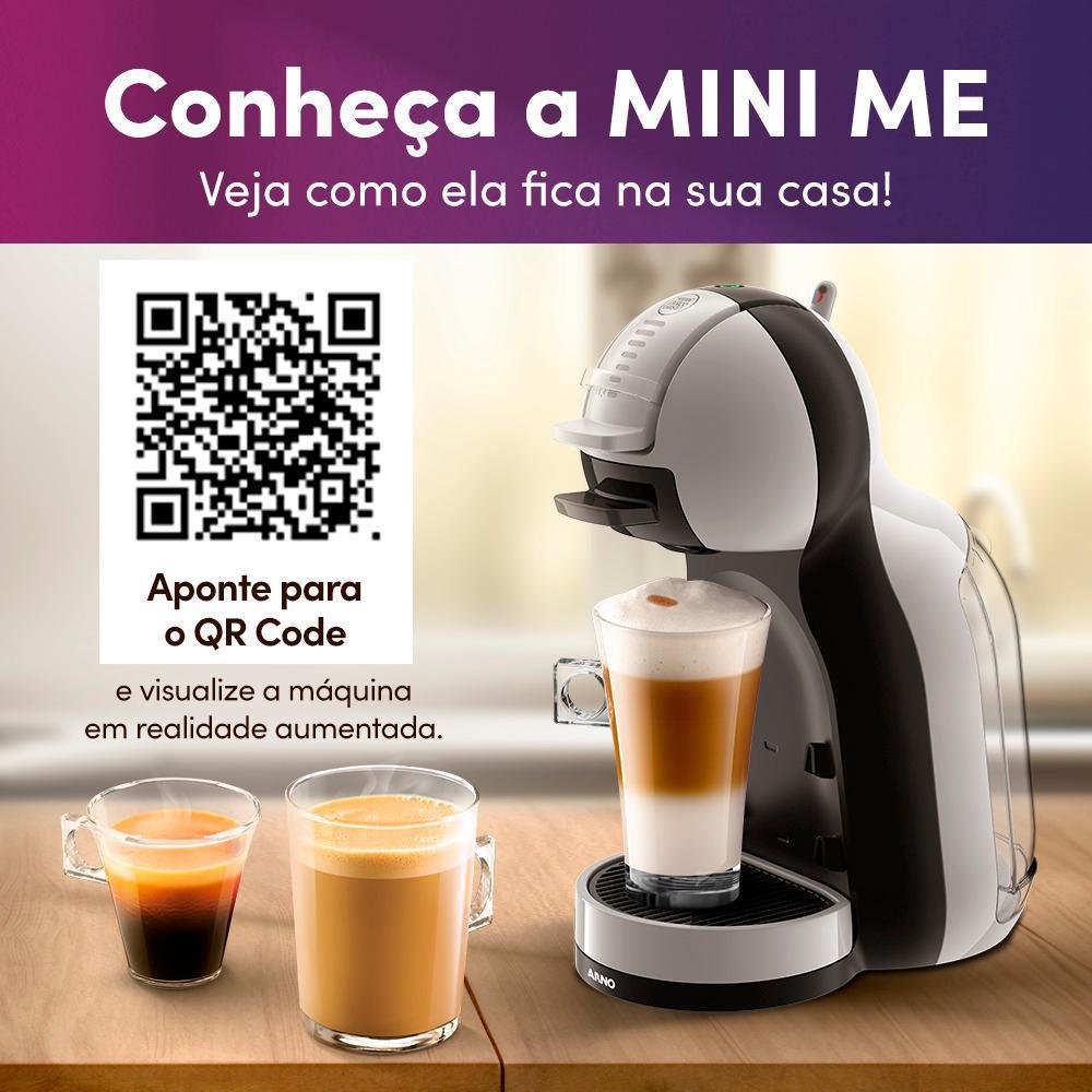 Kit Cafeteira Dolce Gusto Mini Me Cinza E Preta + 30 Cápsulas De Café