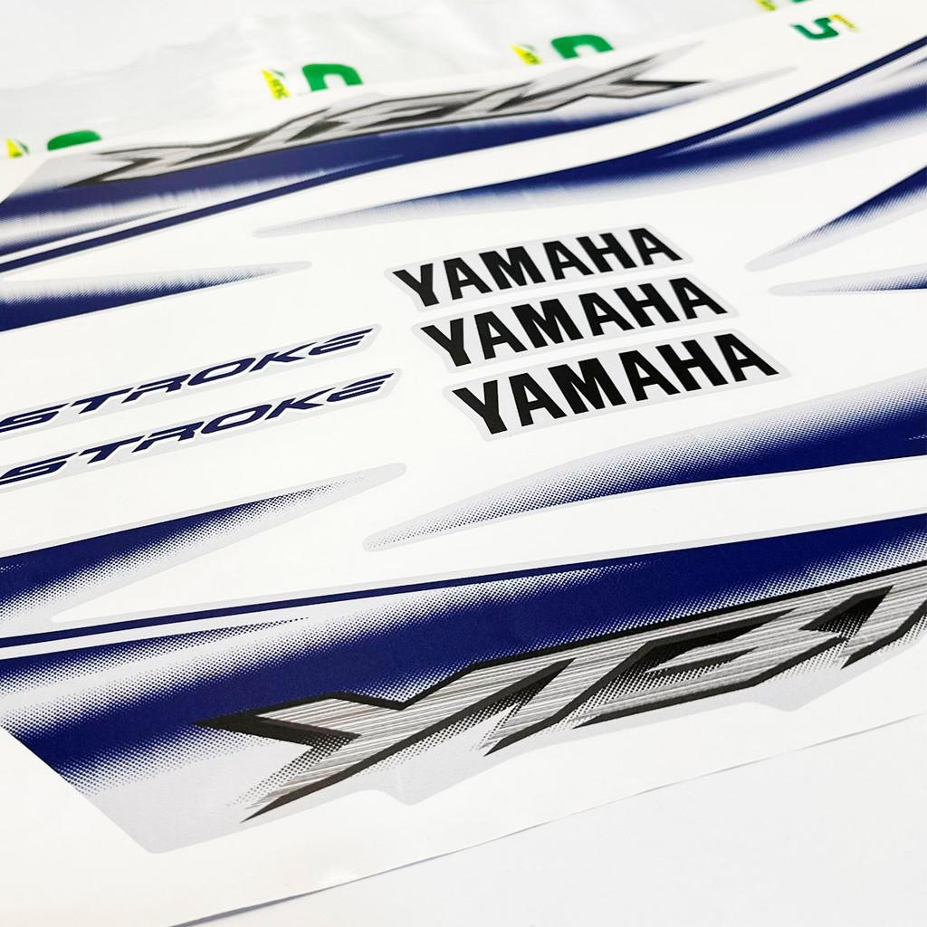 Kit Adesivos Para Yamaha Ybr 125 2006 Moto Prata + Emblemas
