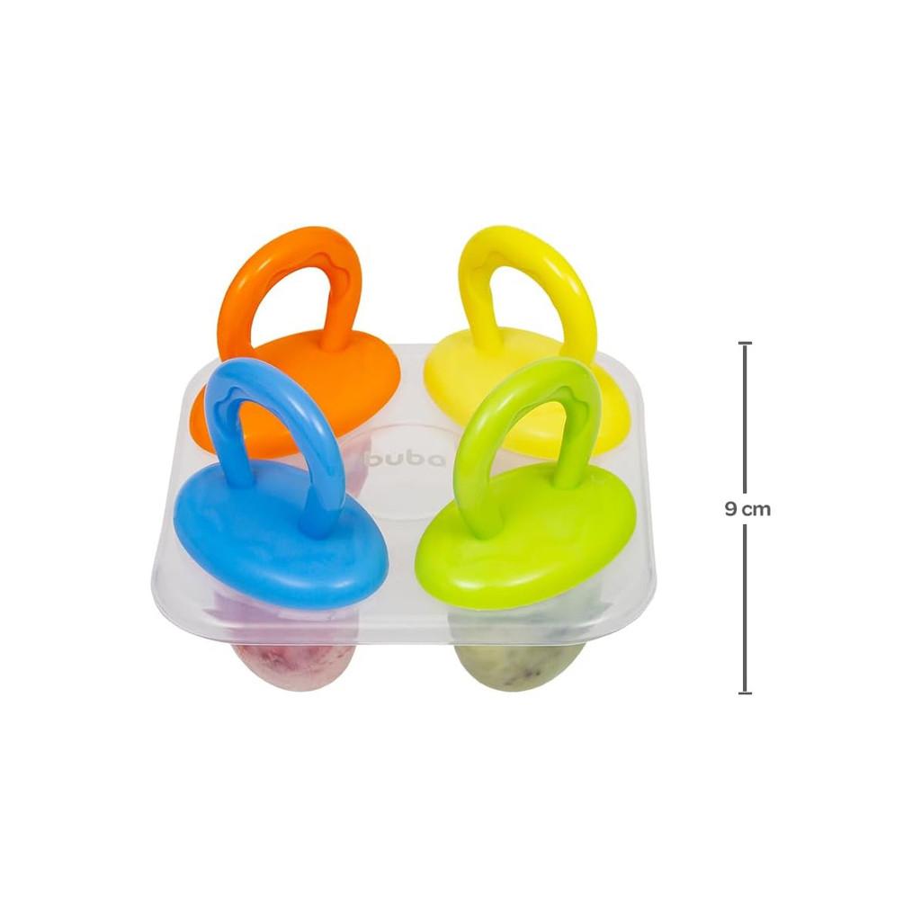 Kit Forma Para Picolé Buba Infantil Bebê Forminha