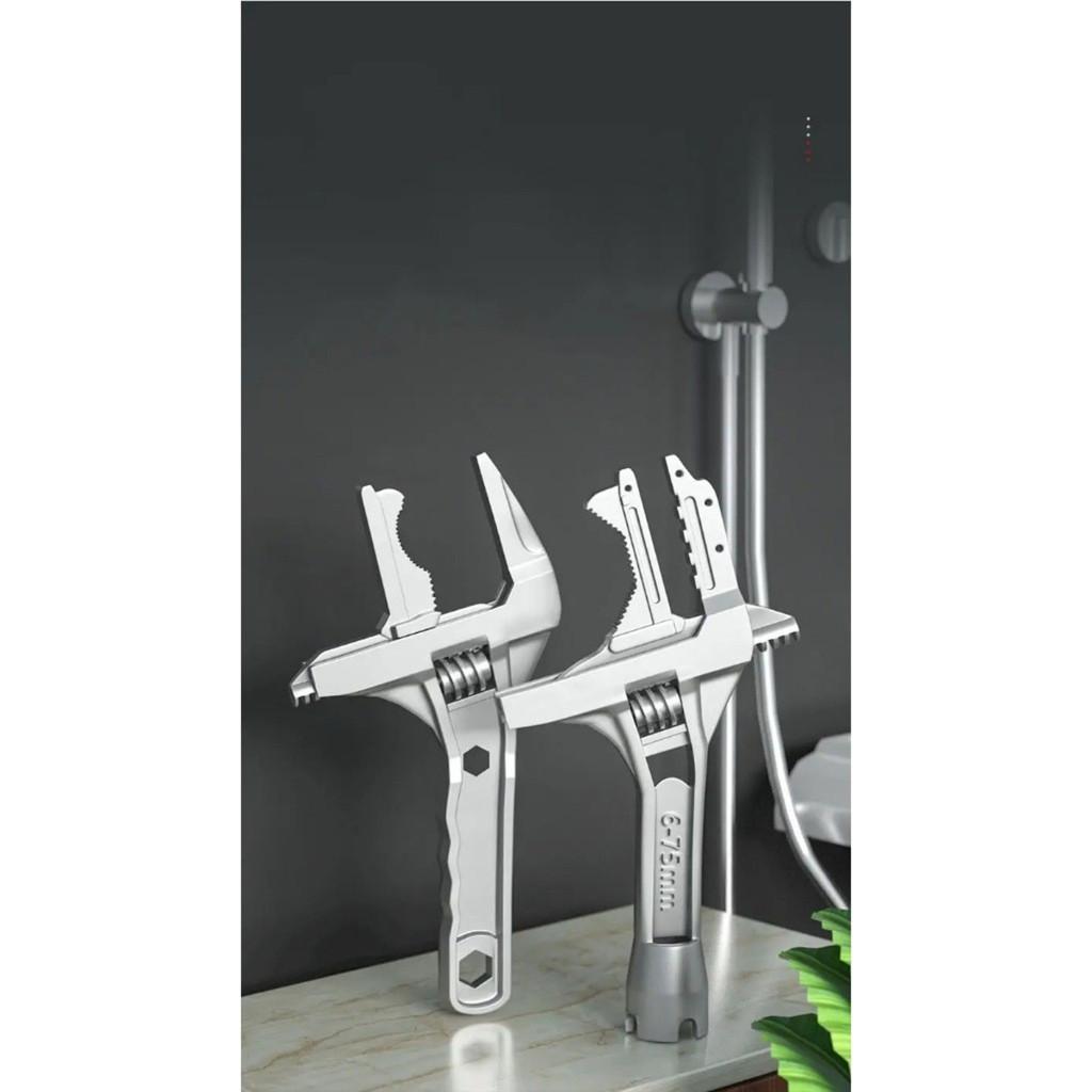 Chave Inglesa Boca Ajustável 68mm Chave De Aperto Grande