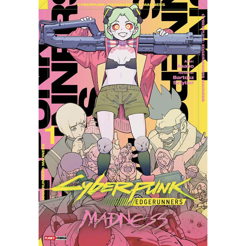 Mangá - Cyberpunk Edgerunners Madness 01 - Novo/lacrado