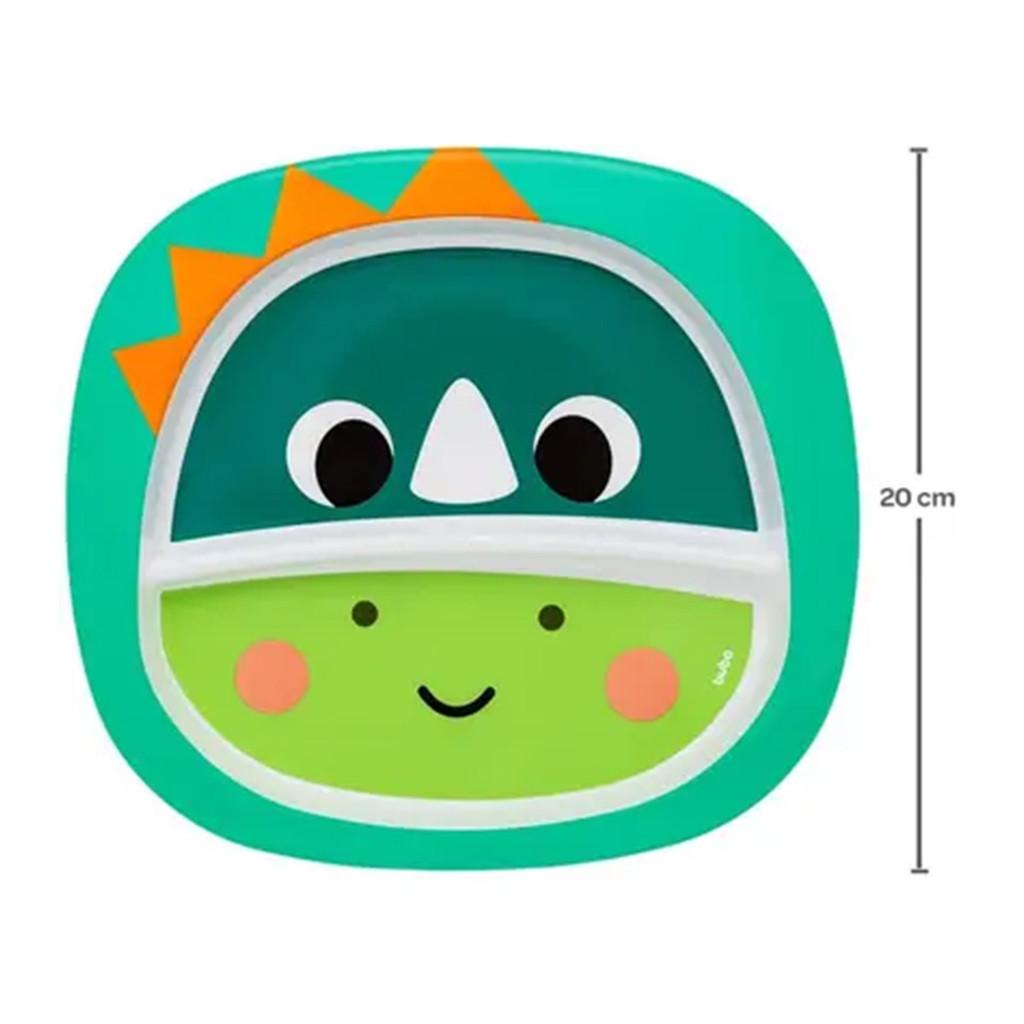 Kit Refeição Introdução Alimentar Infantil Buba Zoo Dino