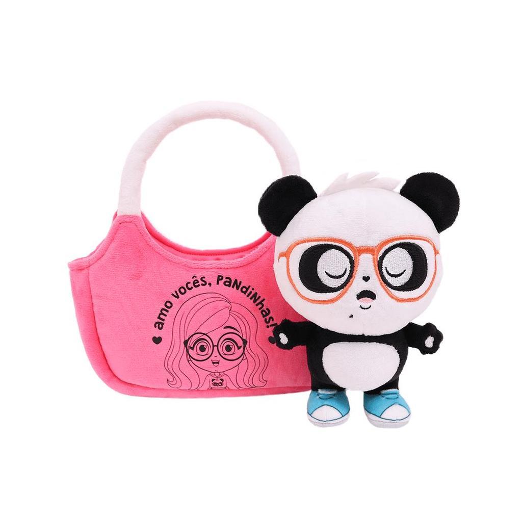 Luluca Panda Na Bolsinha Laranja - Fun Divirta-se