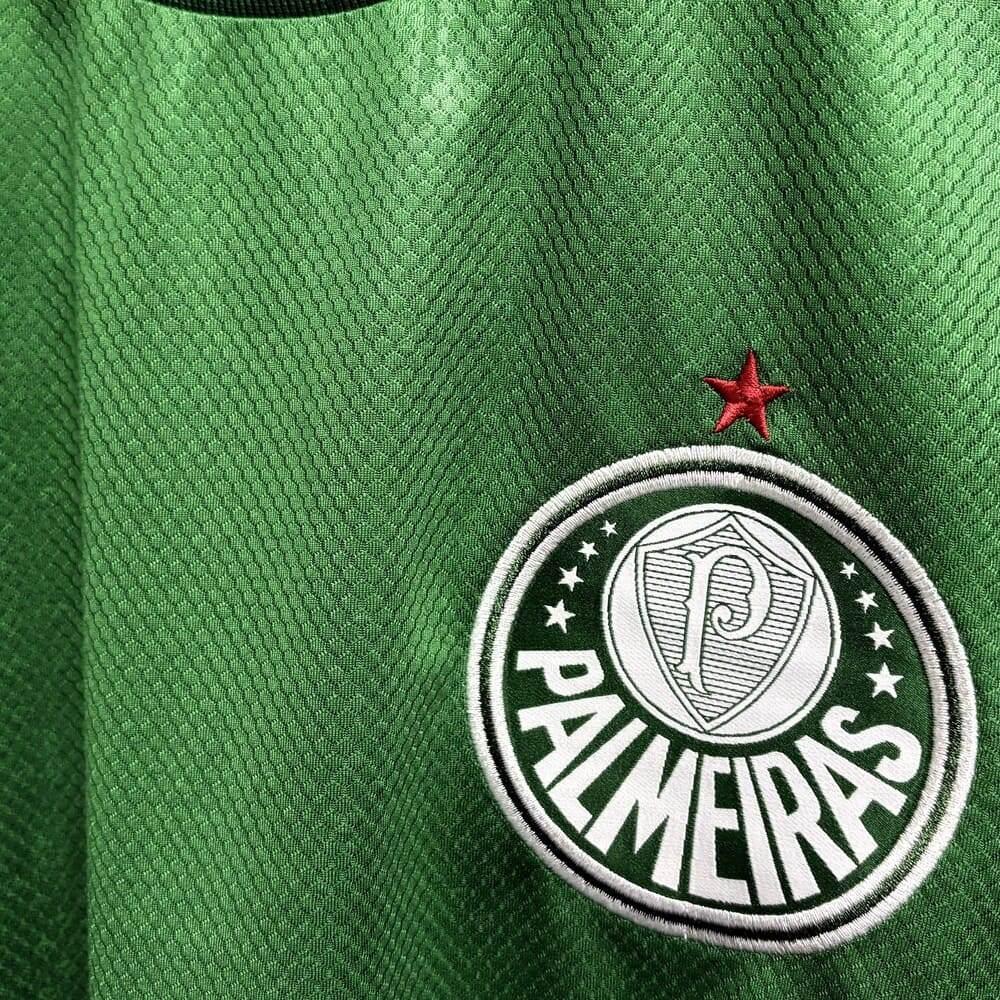 Camiseta Palmeiras Betel Home Feminina Verde/branco