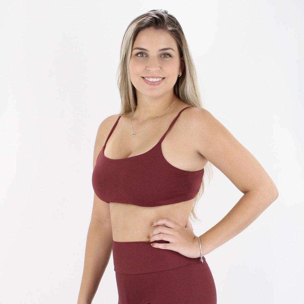 Top Colcci Sport Summer Bordô - Feminino