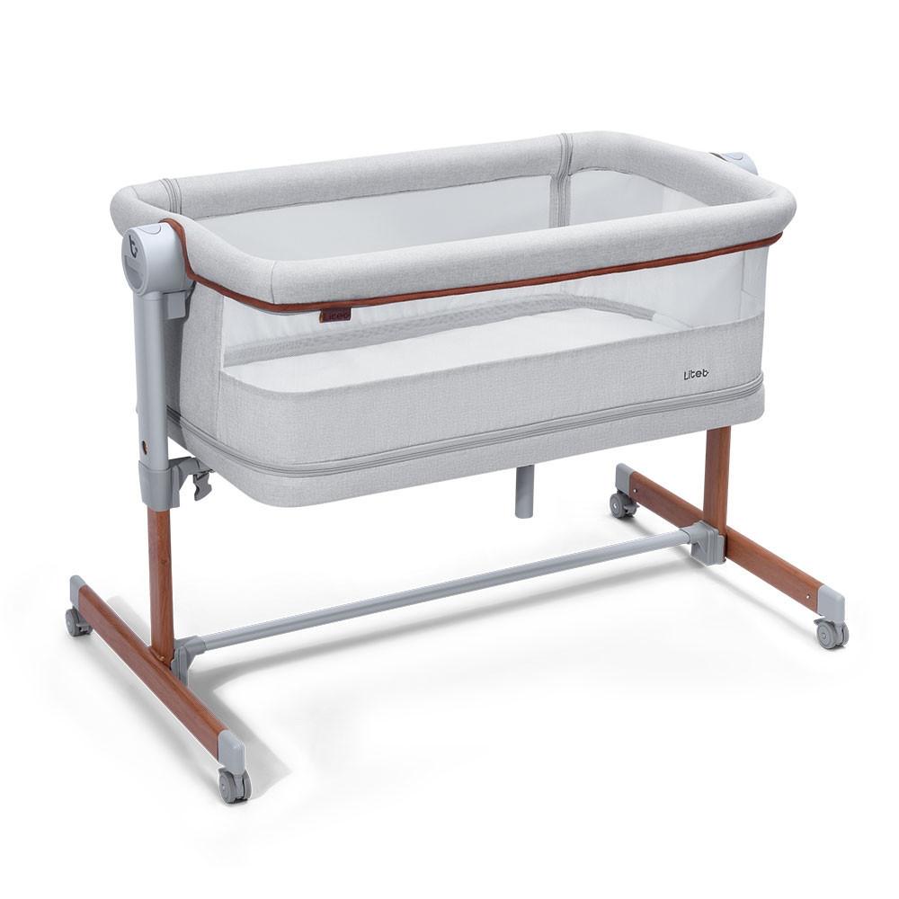Berço E Cercado Hypnos 3 Em 1 Portátil 0 A 13kg Cinza Litet - Bb692