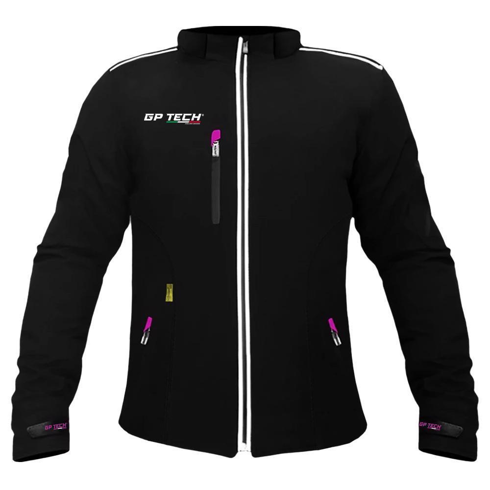 Jaqueta Moto Feminina Gp Tech Soft Casual Com Proteções Resistente À Chuva