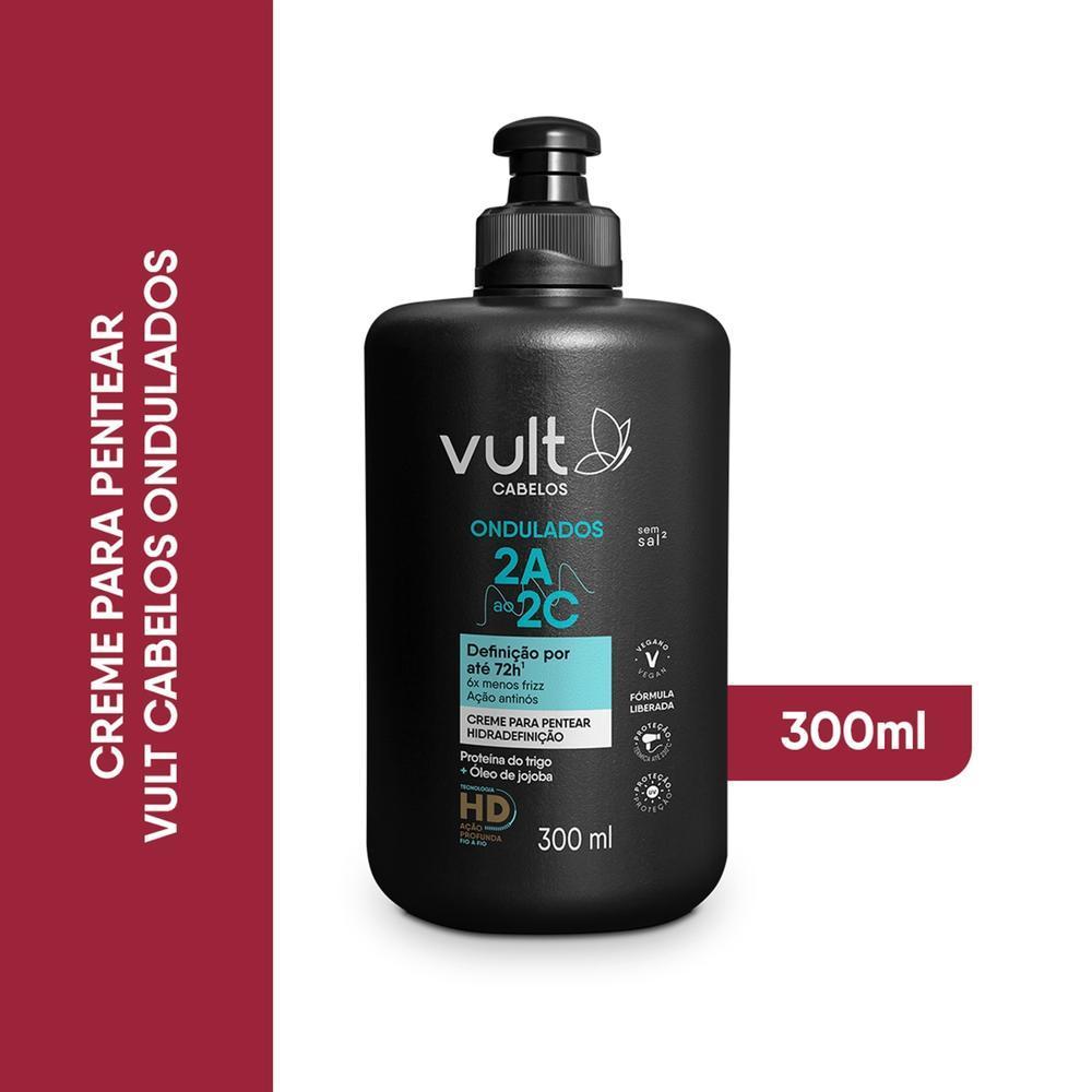 Vult Cabelos Ondulados Creme De Pentear Hidradefinição 300ml