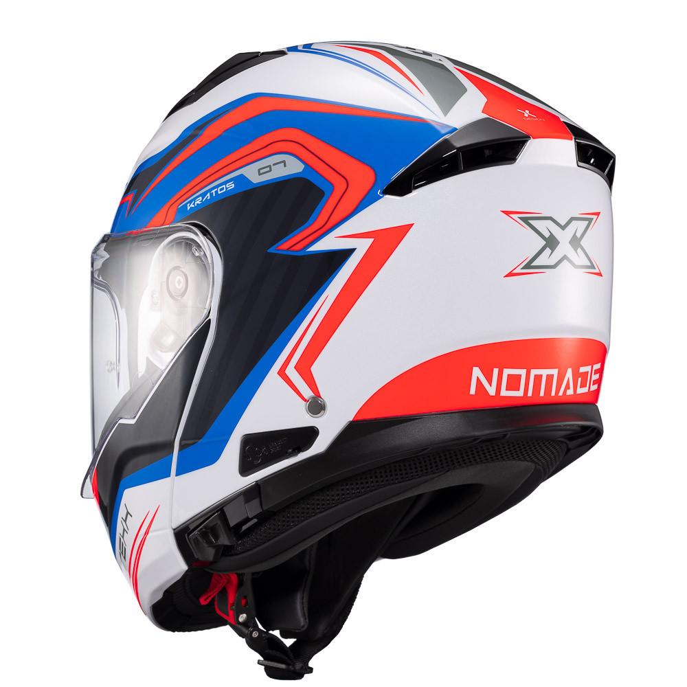 Capacete Texx Kratos Nômade Escamoteável Articulado Com Óculos Solar Certificado Inmetro