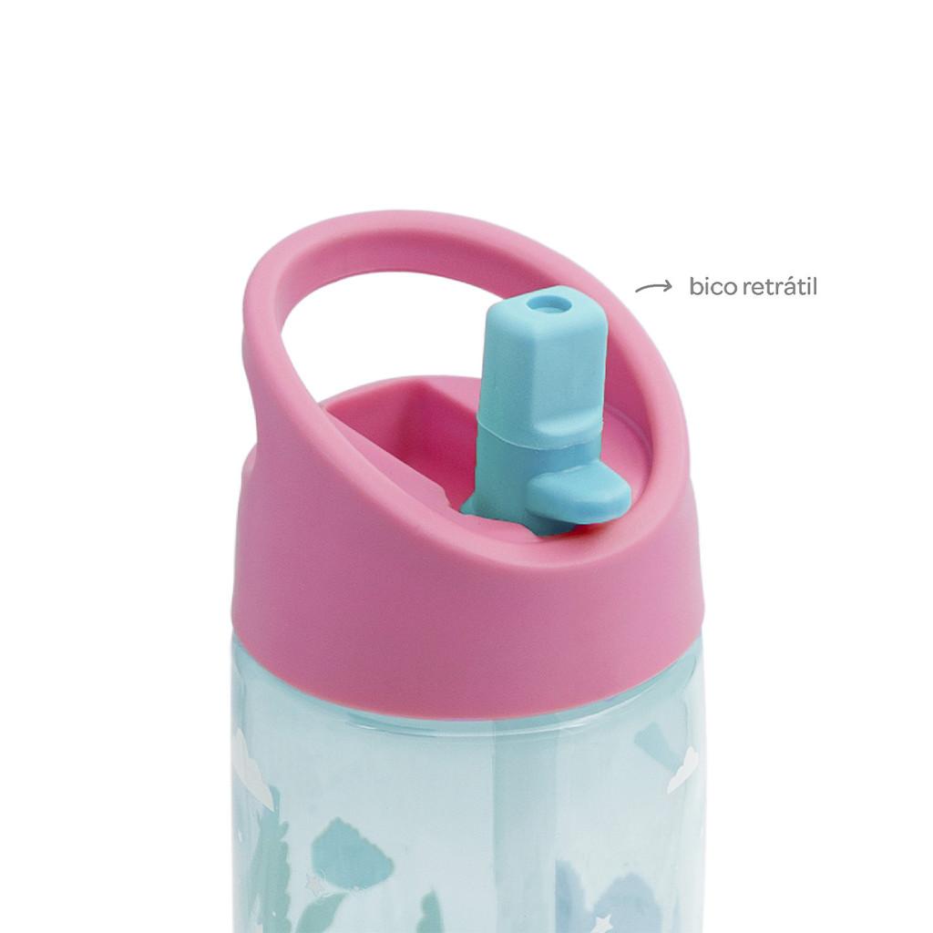 Garrafinha Infantil Criança Resistente Buba Sereia 380ml