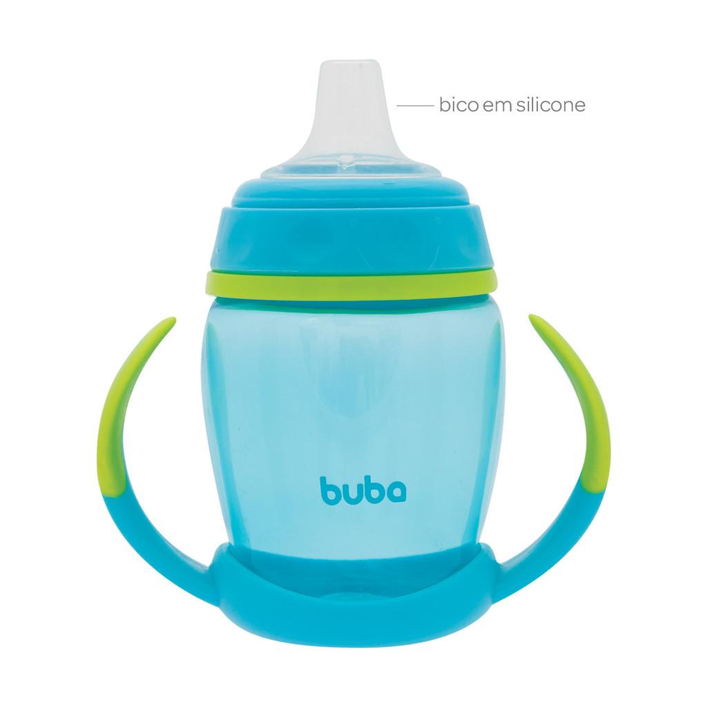 Copo De Treinamento Buba Com Alça Removível Azul 250ml
