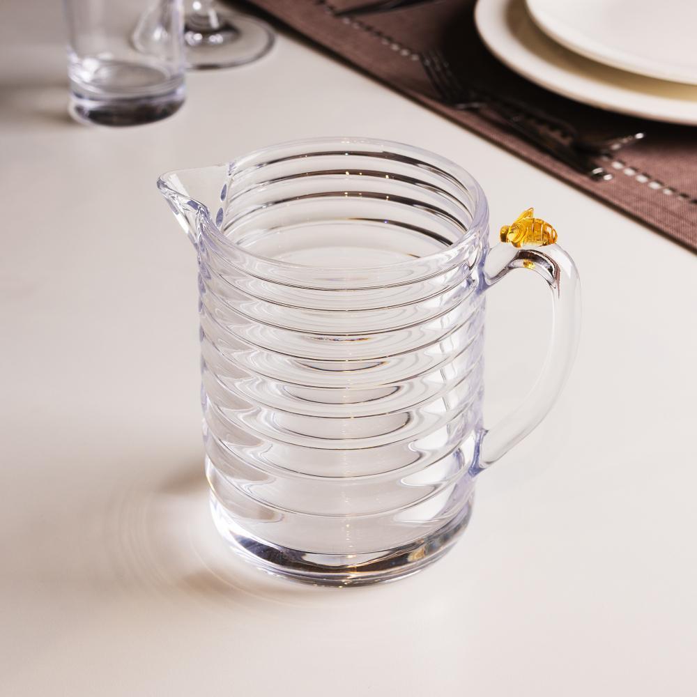 Leiteira Lyor Little Bee 595ml Cristal
