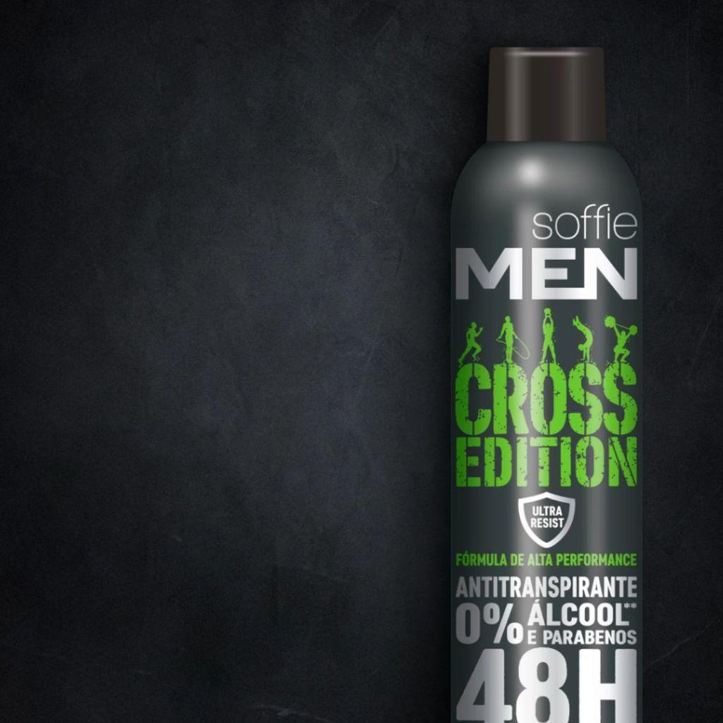 Desodorante Antitranspirante Cross Edition Frasco Com 250ml Soffie Men